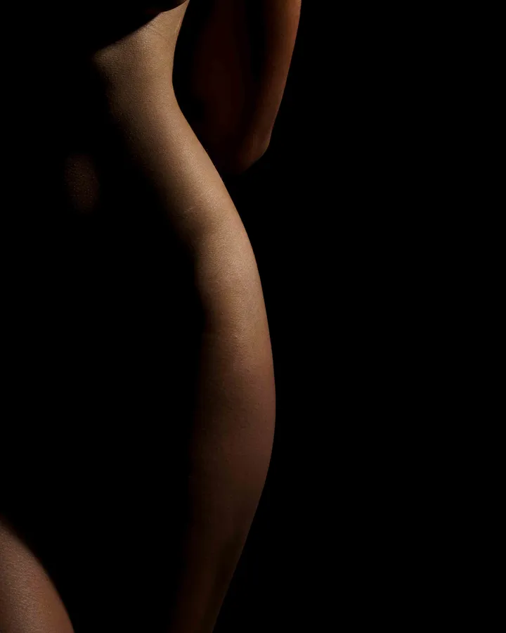 Artistic nude studio photography