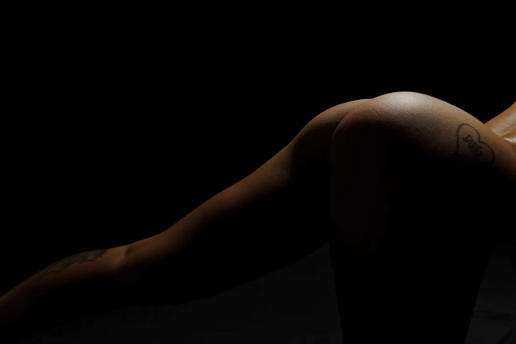 Artistic nude studio photography