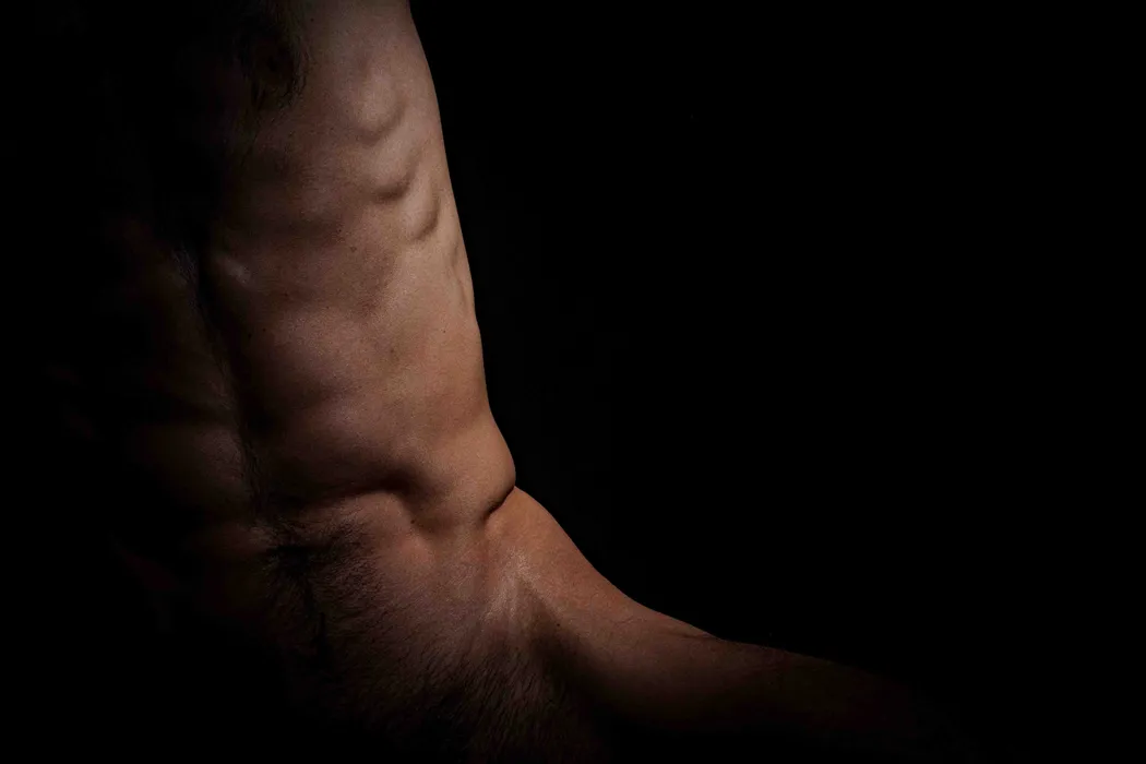 Artistic nude studio photography