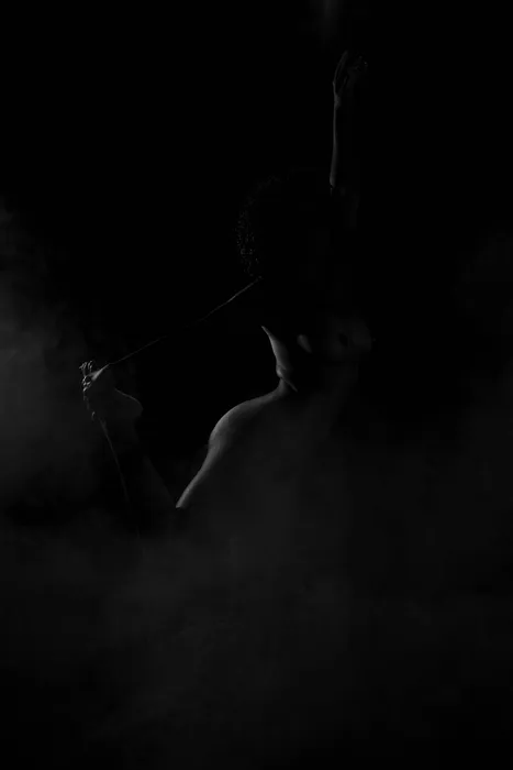 Artistic nude studio photography