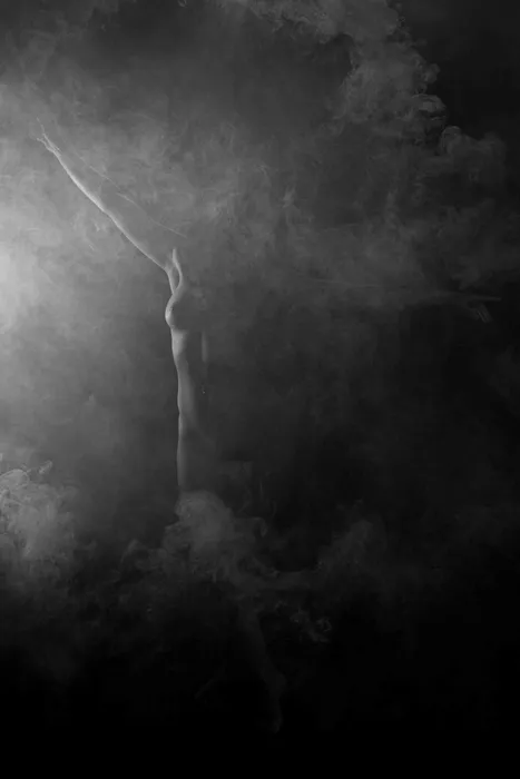 Artistic nude studio photography