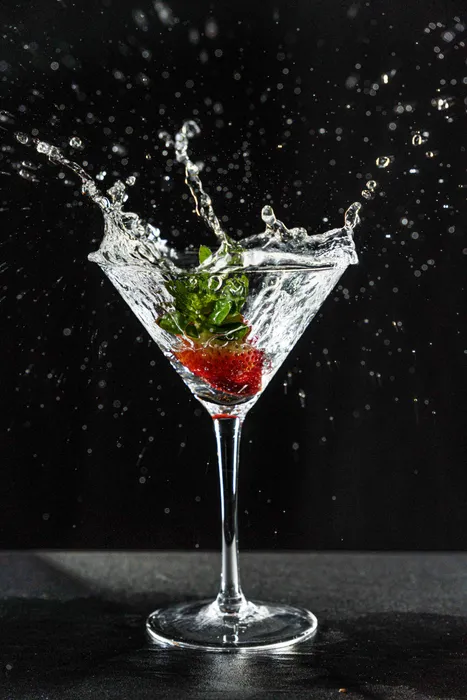 Product splash photography